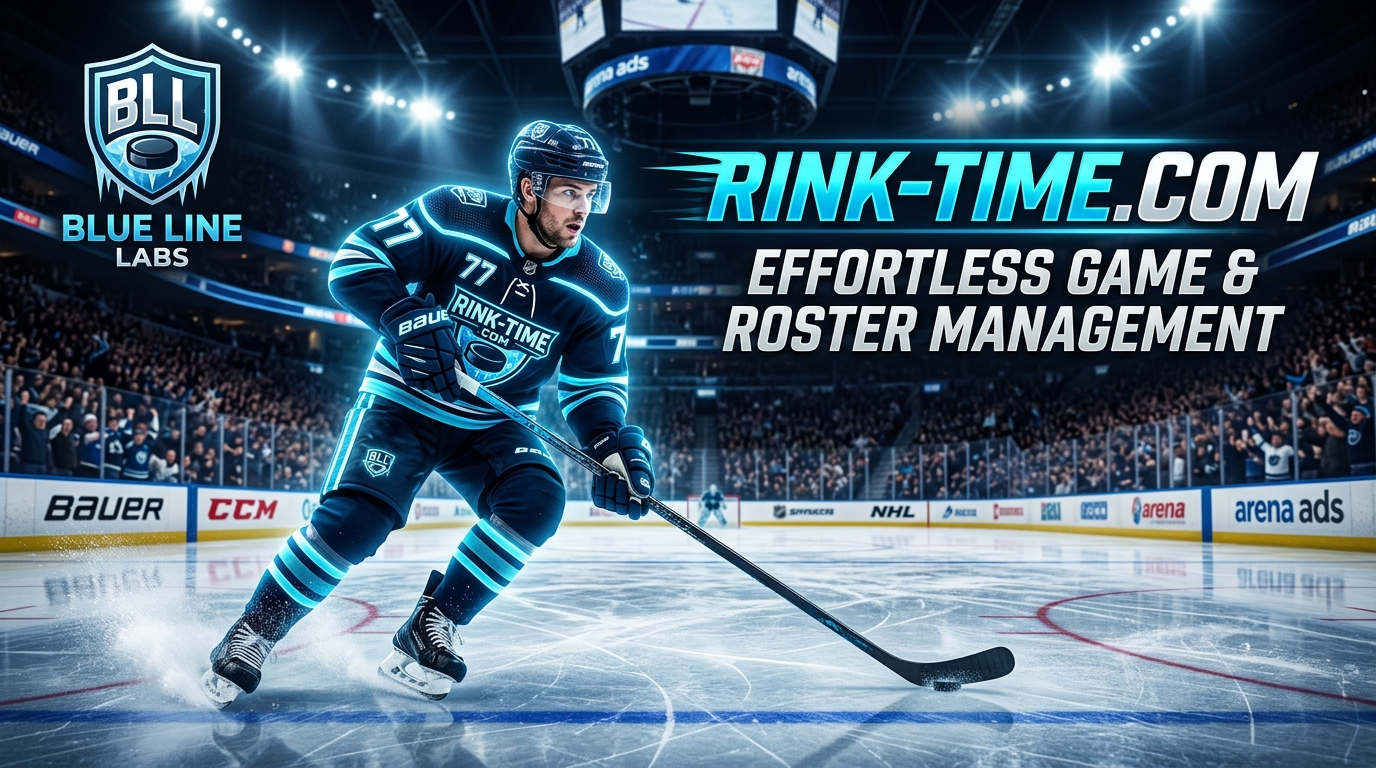 RinkTime Effortless Game & Roster Management Banner